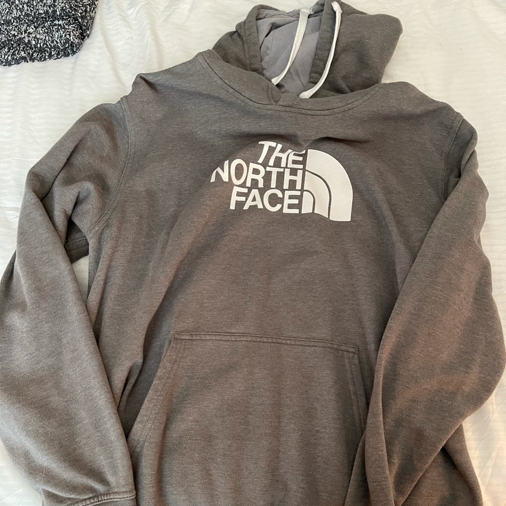 Grey North Face Hoodie